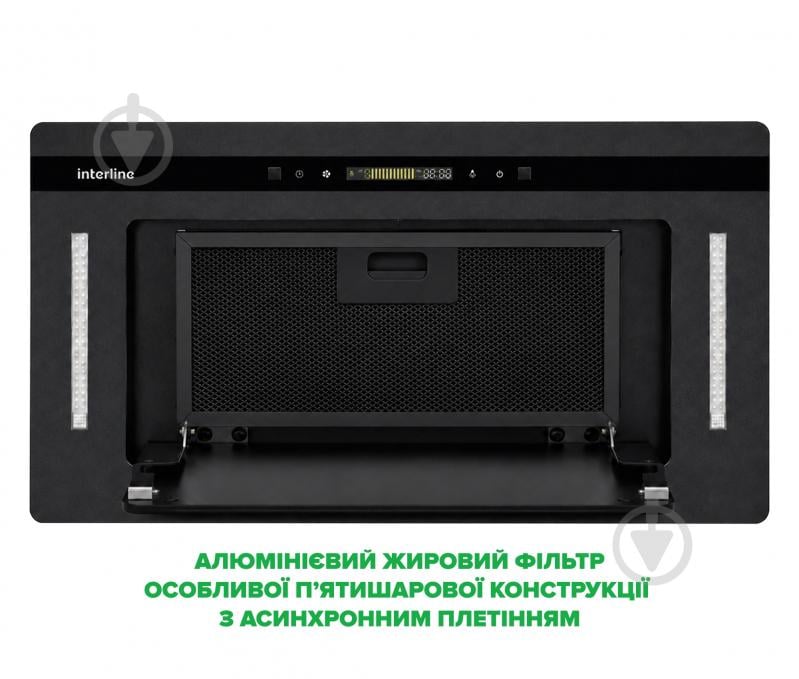 Витяжка Interline JOLLY BL A/60/GL/K Nano Matte - фото 7