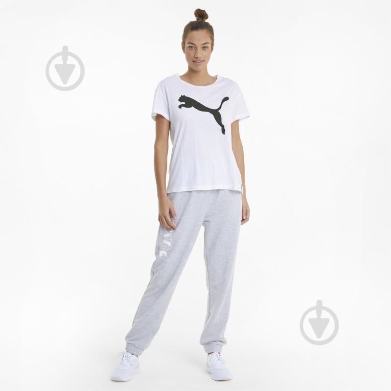 Футболка Puma RTG Logo Tee 58645452 р.M белый - фото 3