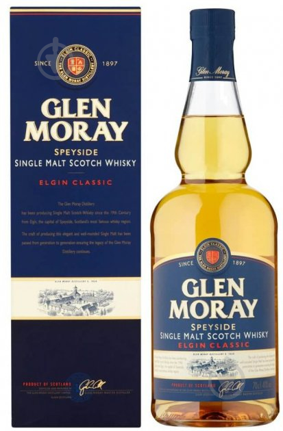 Віскі Glen Moray Elgin Classic 0,7 л - фото 1