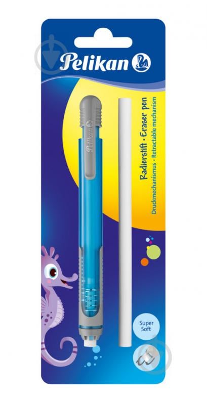 Ластик-ручка Eraser Pen синий корпус 807364B Pelikan - фото 2