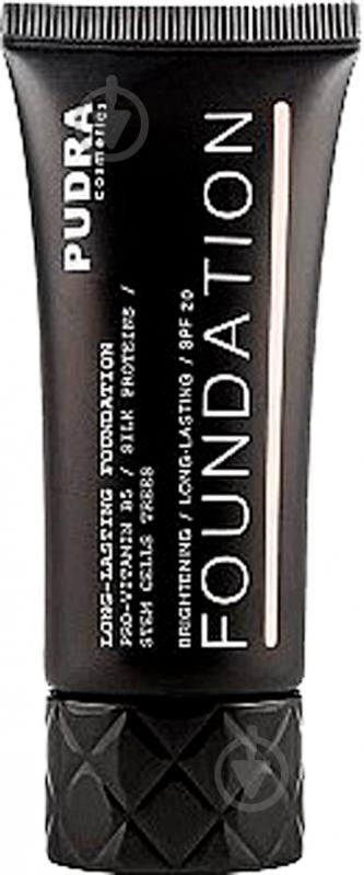 Тональная основа Pudra Cosmetics Foundation 04 розовый беж 40 мл - фото 1