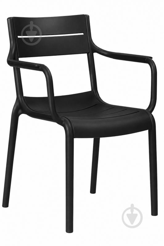 Стул BRIXO антрацит 80x44x56см чёрный - фото 1 Стул BRIXO антрацит 80x44x56см чёрный - фото 1