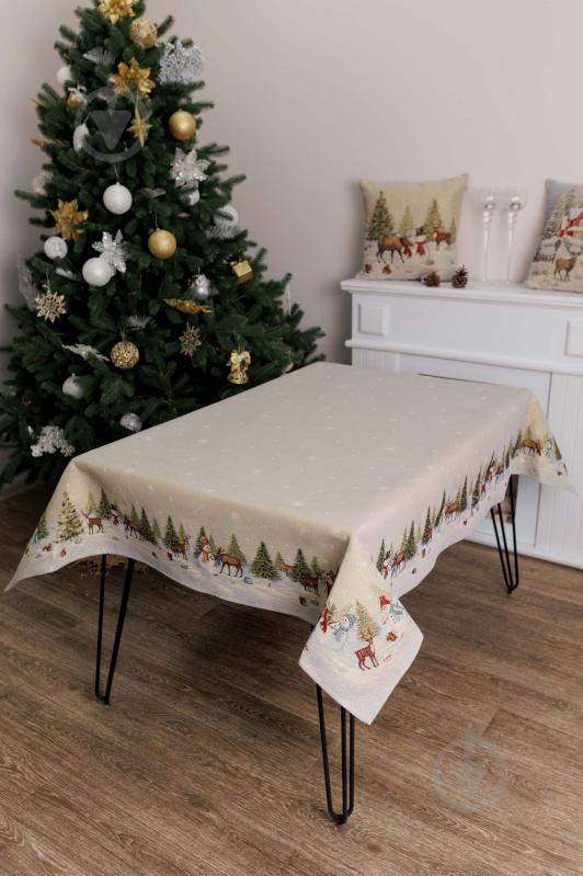 Скатерть "Зимний лес" 135x135 см La Nuit - фото 7 Скатерть "Зимний лес" 135x135 см La Nuit - фото 7