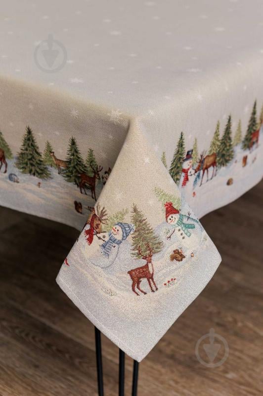 Скатерть "Зимний лес" 135x135 см La Nuit - фото 6 Скатерть "Зимний лес" 135x135 см La Nuit - фото 6