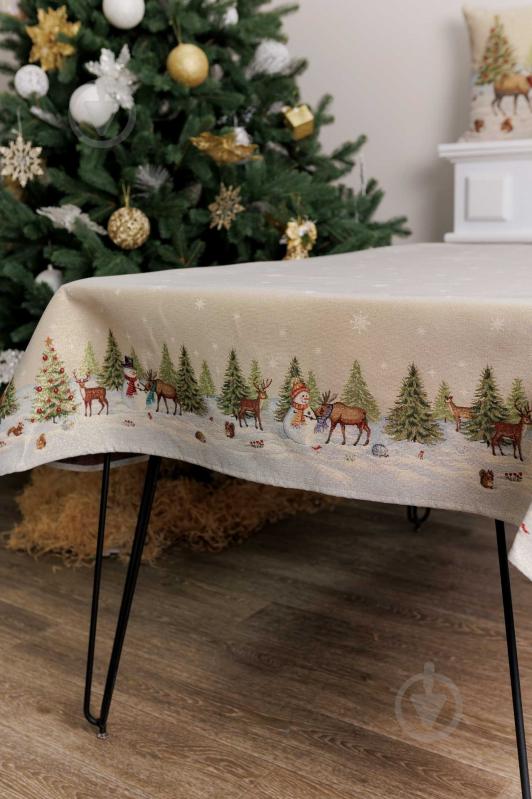 Скатерть "Зимний лес" 135x135 см La Nuit - фото 3 Скатерть "Зимний лес" 135x135 см La Nuit - фото 3