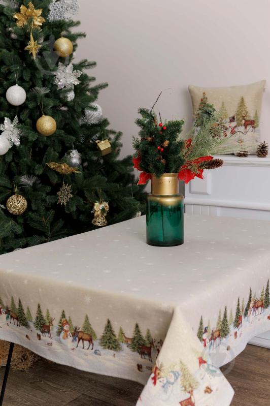 Скатерть "Зимний лес" 135x135 см La Nuit - фото 8 Скатерть "Зимний лес" 135x135 см La Nuit - фото 8