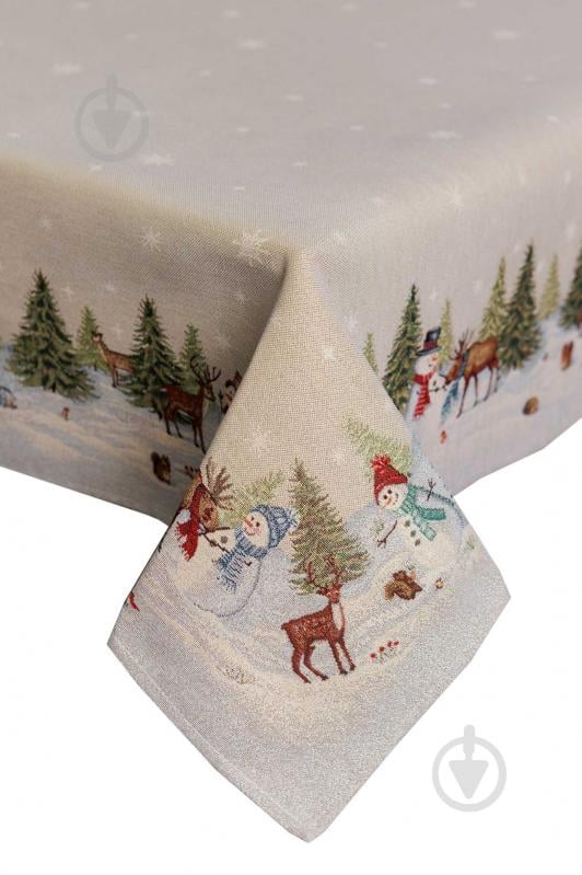 Скатерть "Зимний лес" 135x135 см La Nuit - фото 1 Скатерть "Зимний лес" 135x135 см La Nuit - фото 1