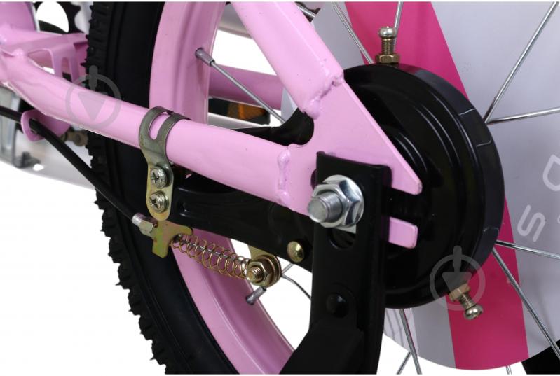 Велосипед дитячий MaxxPro kids 14' KQ-13 з кошиком рожевий - фото 9