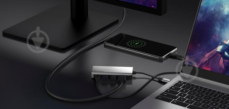 Адаптер Belkin USB-C 4in1 Multiport Dock (AVC006BTSGY) - фото 7