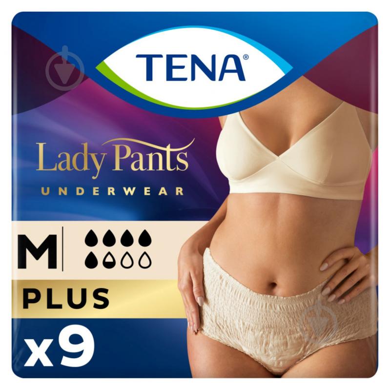 Труси урологічні для жінок Tena Lady Pants Plus Creme Medium 9 шт. - фото 2