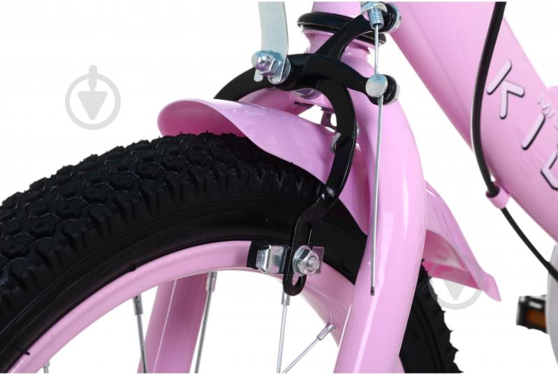 Велосипед дитячий MaxxPro kids 16' KQ-13 з кошиком рожевий - фото 4