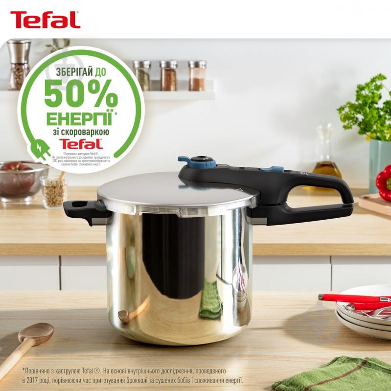 Скороварка с корзиной Tefal Secure Trendy с паровой корзиной 8 л P2584401 - фото 7