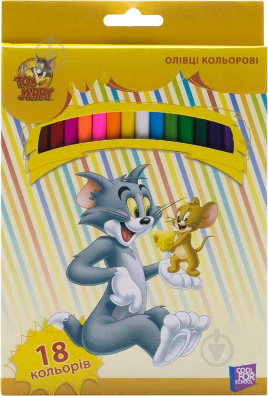 Олівці кольорові Tom and Jerry Cool For School - фото 1