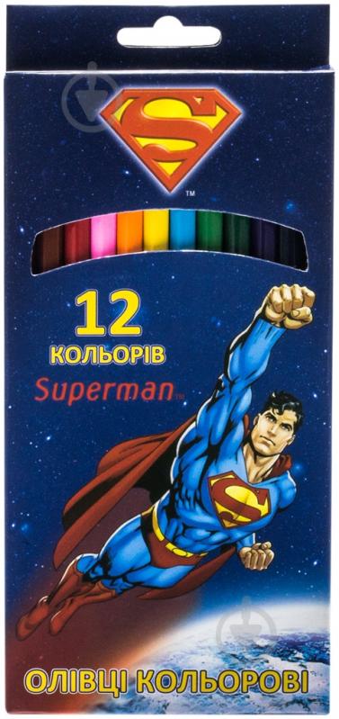 Олівці кольорові Superman Cool For School - фото 1