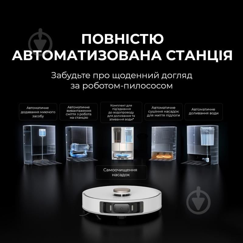 Робот-пилосос мийний DREAME Bot L20 Ultra Complete (RLX41CE) white - фото 3 Робот-пилосос мийний DREAME Bot L20 Ultra Complete (RLX41CE) white - фото 3