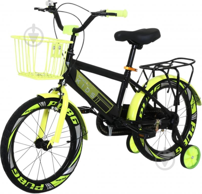 Велосипед дитячий MaxxPro kids 16' KQ-14 жовто-чорний - фото 1