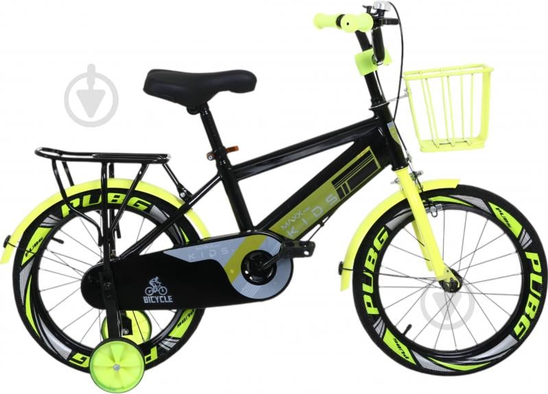 Велосипед дитячий MaxxPro kids 16' KQ-14 жовто-чорний - фото 2