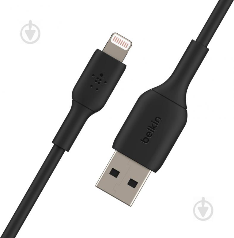 Кабель Belkin USB-A / Lightning 1 м black (CAA001BT1MBK) - фото 4