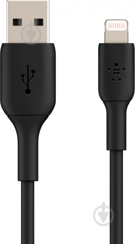 Кабель Belkin USB-A / Lightning 1 м black (CAA001BT1MBK) - фото 3