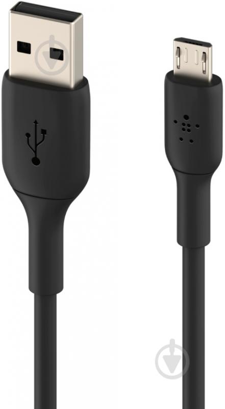 Кабель Belkin USB-A - MicroUSB PVC 1 м черный (CAB005BT1MBK) - фото 5