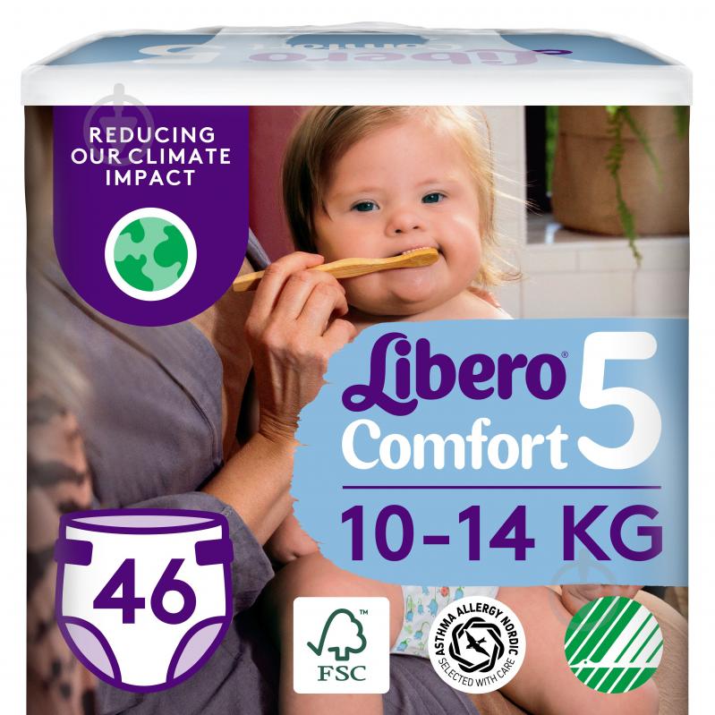 Подгузники Libero Comfort 5 10-14 кг 46 шт. - фото 1