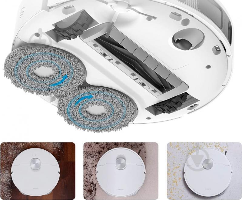 Робот-пилосос мийний DREAME Vacuum L10S Ultra white - фото 25