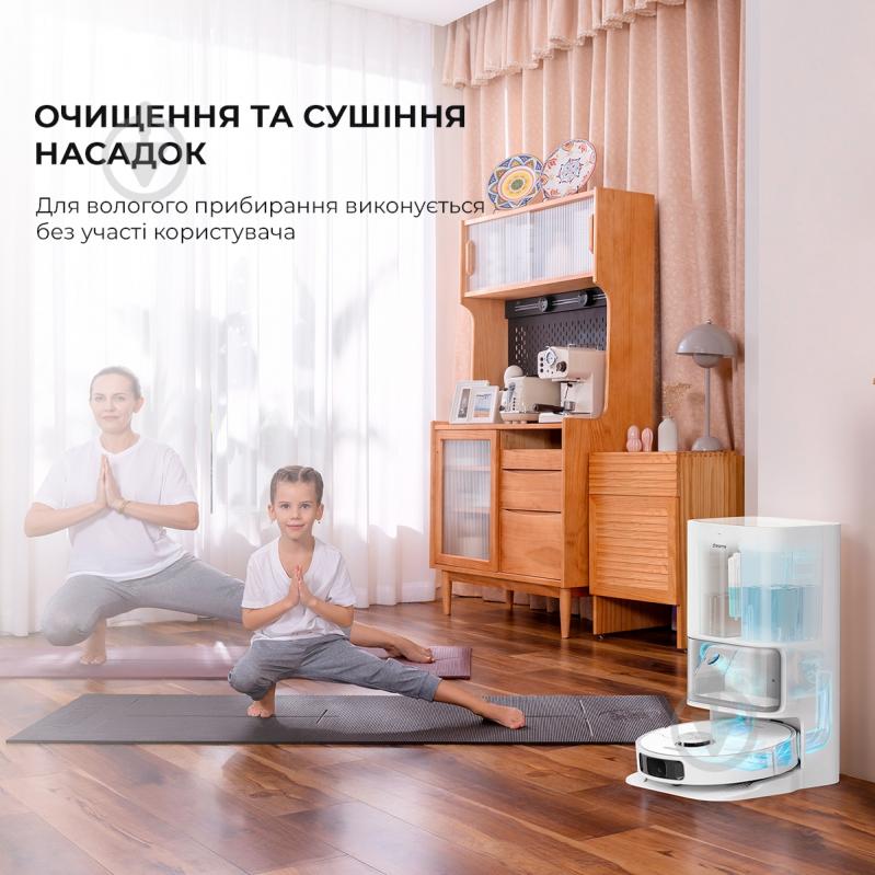 Робот-пилосос мийний DREAME Vacuum L10S Ultra white - фото 4