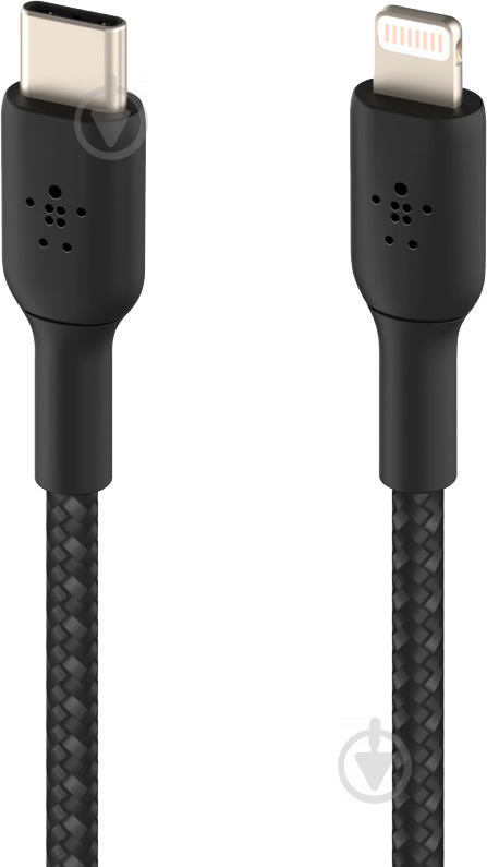 Кабель Belkin USB-C / Lightning 2 м black (CAA004BT2MBK) - фото 3