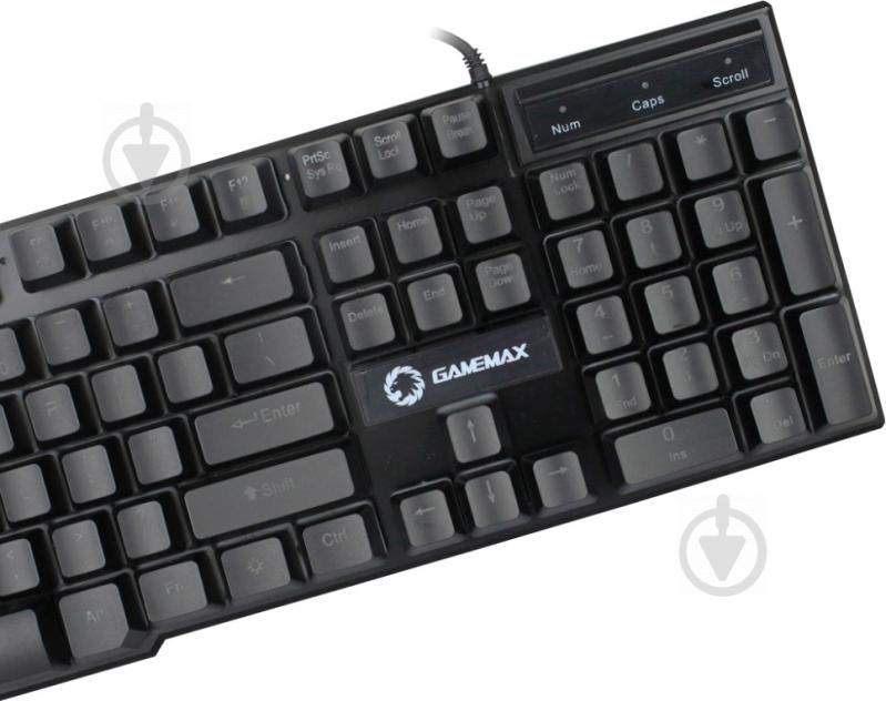 Клавіатура GAMEMAX (K207-R) USB black - фото 5