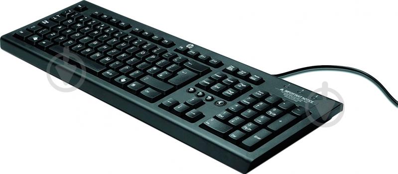 Клавіатура HP (WZ972AA) USB black - фото 1