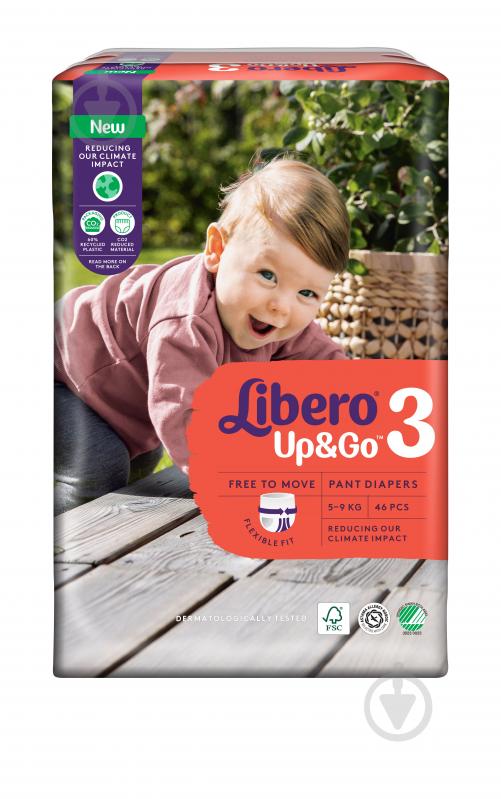 Підгузки-трусики Libero Up&Go 3 5-9 кг 46 шт. - фото 2