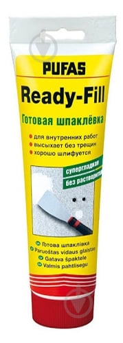 Шпаклівка PUFAS Ready Fill 400 г - фото 2