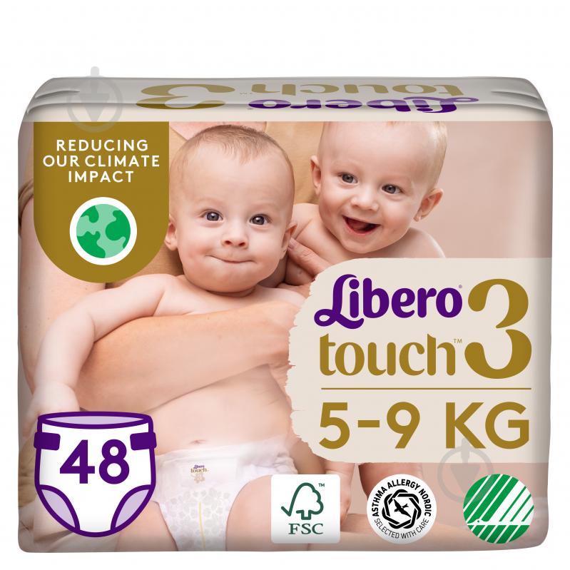 Подгузники Libero Touch 3 5-9 кг 48 шт. - фото 1