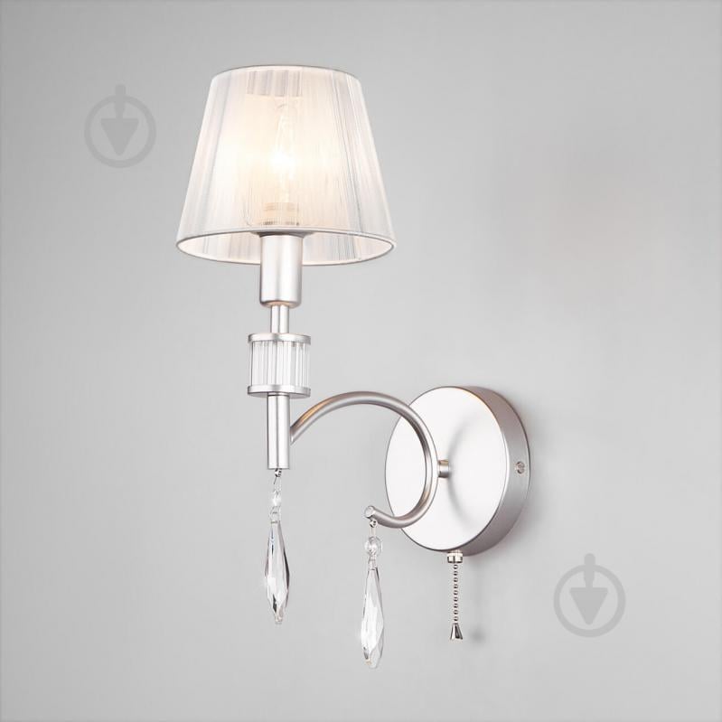 ВИТРИНА! Бра Strotskis Capri 1x40 Вт E14 серебро 60092/1 - фото 1