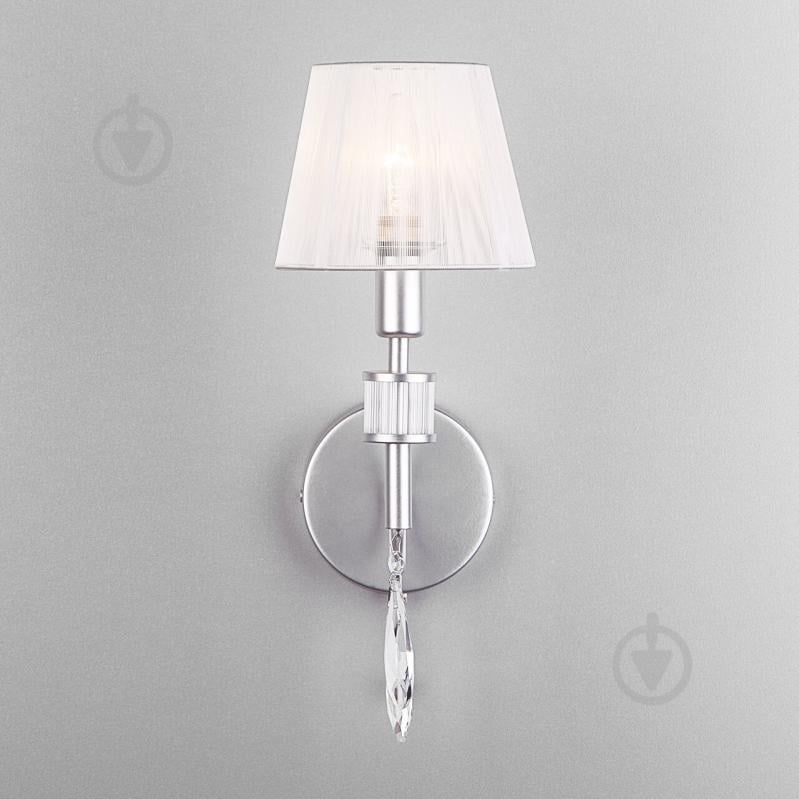 ВИТРИНА! Бра Strotskis Capri 1x40 Вт E14 серебро 60092/1 - фото 2