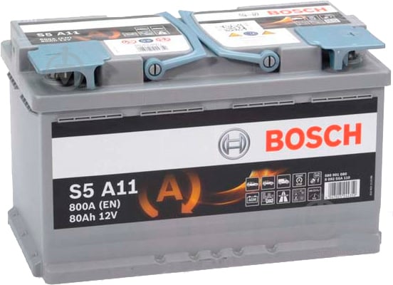 Акумулятор автомобільний Bosch S5 A11 80А 12 B «+» праворуч - фото 1