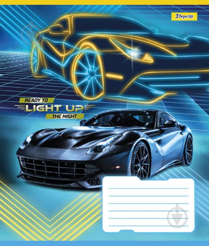 Тетрадь школьная 60 листов линия Lights up (767150) 1 вересня - фото 2 Тетрадь школьная 60 листов линия Lights up (767150) 1 вересня - фото 2