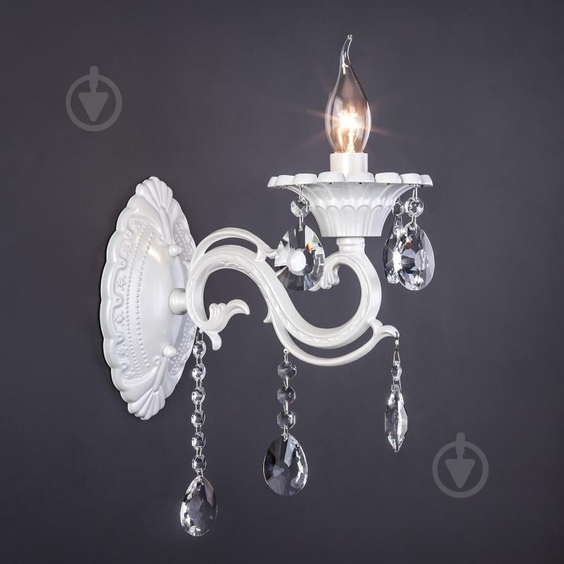 ВИТРИНА! Бра Strotskis Tivoli 1x60 Вт E14 белый 294/1 - фото 2