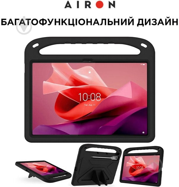 Противоударный чехол-подставка AIRON Premium Lenovo Tab P12 12.7" black (4822352781132) - фото 3 Противоударный чехол-подставка AIRON Premium Lenovo Tab P12 12.7" black (4822352781132) - фото 3