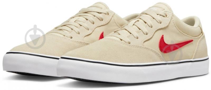 Кроссовки мужские демисезонные Nike SB CHRON 2 CNVS PRM DM3493-202 р.44,5 бежевые - фото 6