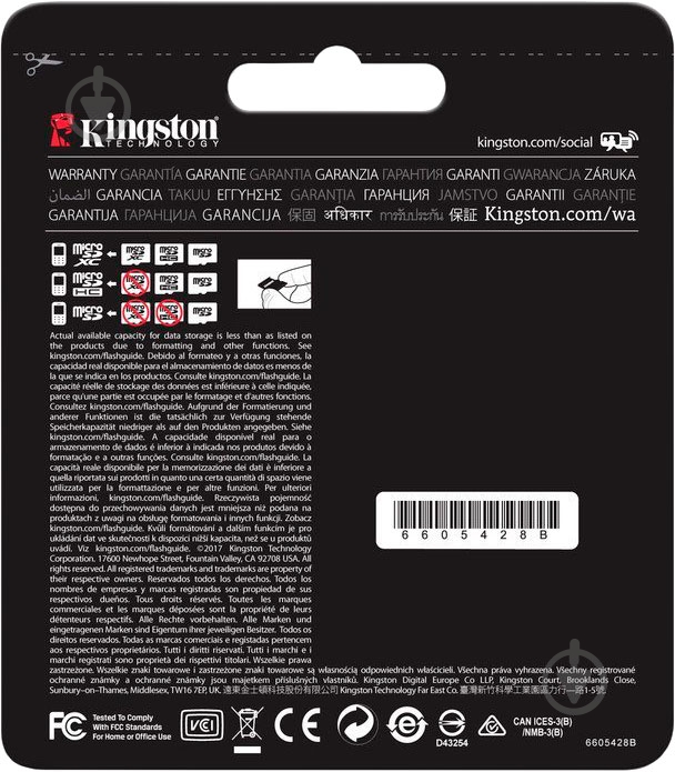 Карта пам'яті Kingston microSDXC 64 ГБ UHS Speed Class 1 (U1) Industrial Temp Card Single Pack (SDCIT/64GBSP) - фото 4