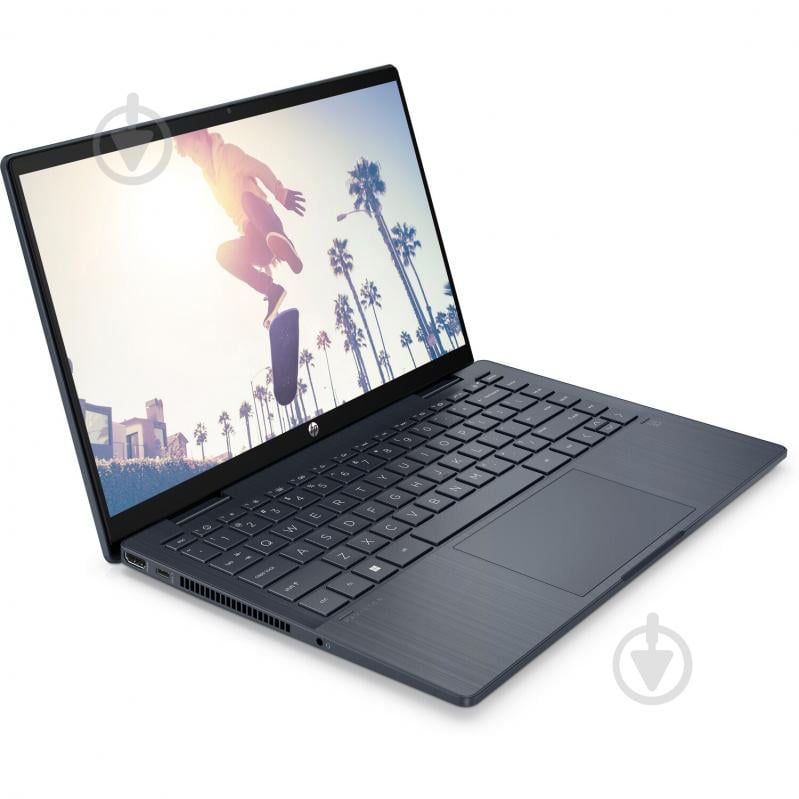 Ноутбук HP Pavilion x360 14" (A0NK4EA) space blue - фото 2