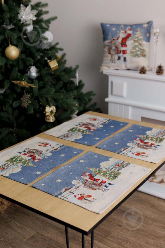 Подушка декоративная Поздравления от Санты 45x45 см La Nuit - фото 6 Подушка декоративная Поздравления от Санты 45x45 см La Nuit - фото 6