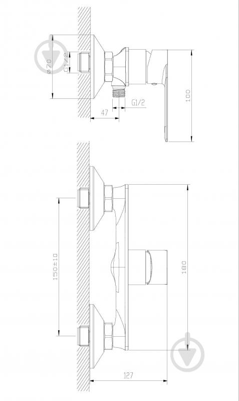 Смеситель для душа ScandiSPA LOKI хром - фото 5