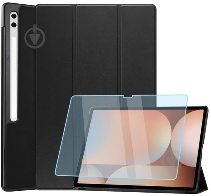 Чехол-книжка AIRON Samsung Galaxy tab S10 Ultra 14.6" 2024 black (4822356758484) - фото 1 Чехол-книжка AIRON Samsung Galaxy tab S10 Ultra 14.6" 2024 black (4822356758484) - фото 1