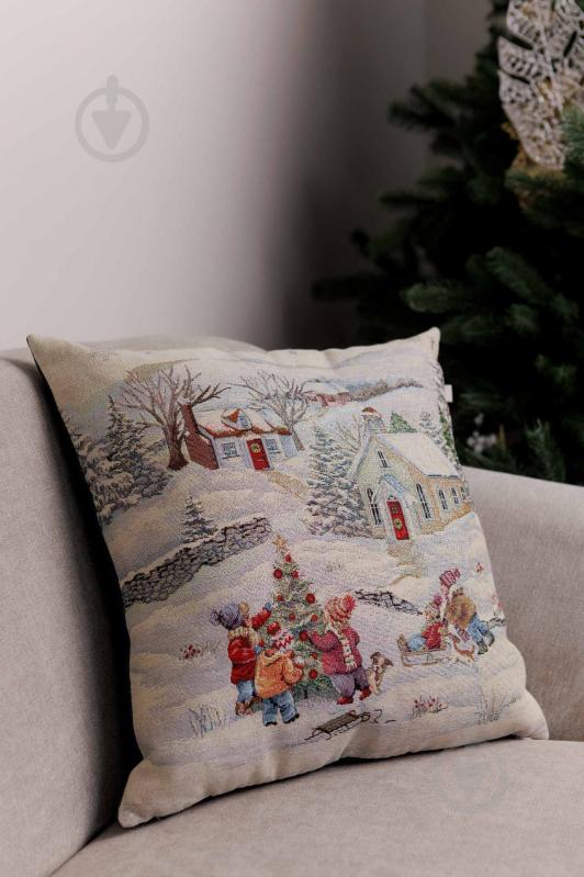 Подушка декоративна Святковий день 45x45 см La Nuit - фото 3 Подушка декоративна Святковий день 45x45 см La Nuit - фото 3