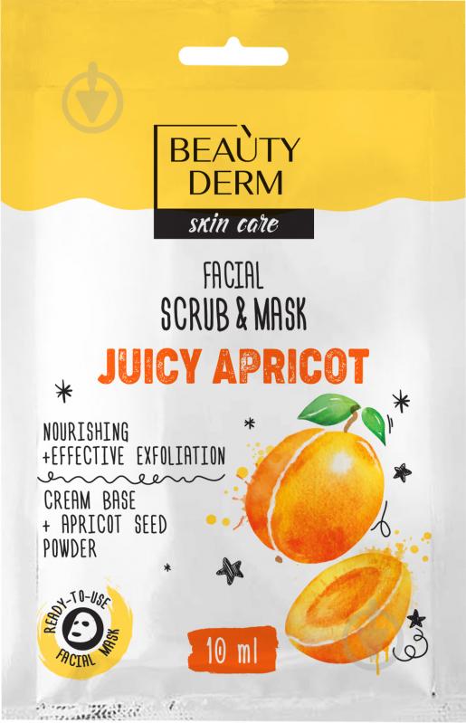 Маска-пілінг Beautyderm Juicy Apricot 10 мл - фото 1