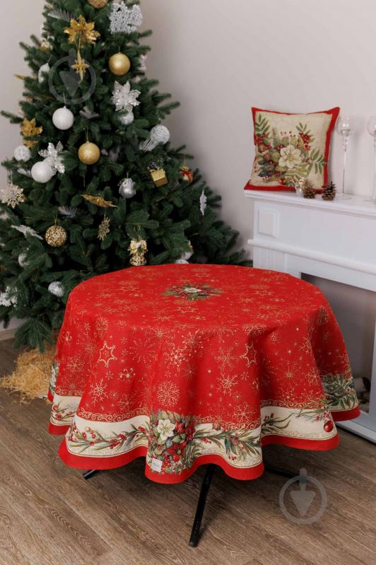 Подушка декоративна Різдвяний букет 45x45 см La Nuit - фото 4