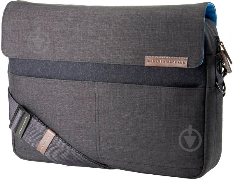 Сумка HP Premium Messenger 15.6" grey (J4Y51AA) - фото 1