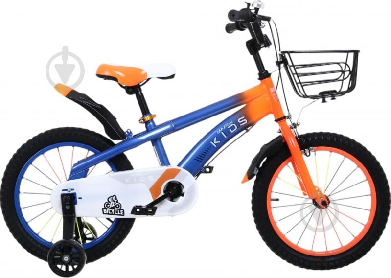 Велосипед дитячий MaxxPro kids 16' KQ-23 блакитний із червоним - фото 2